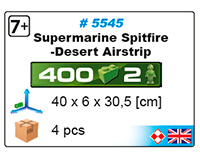 Chasseur Supermarine Spitfire Mk.IX - Aire d’atterrissage du désert